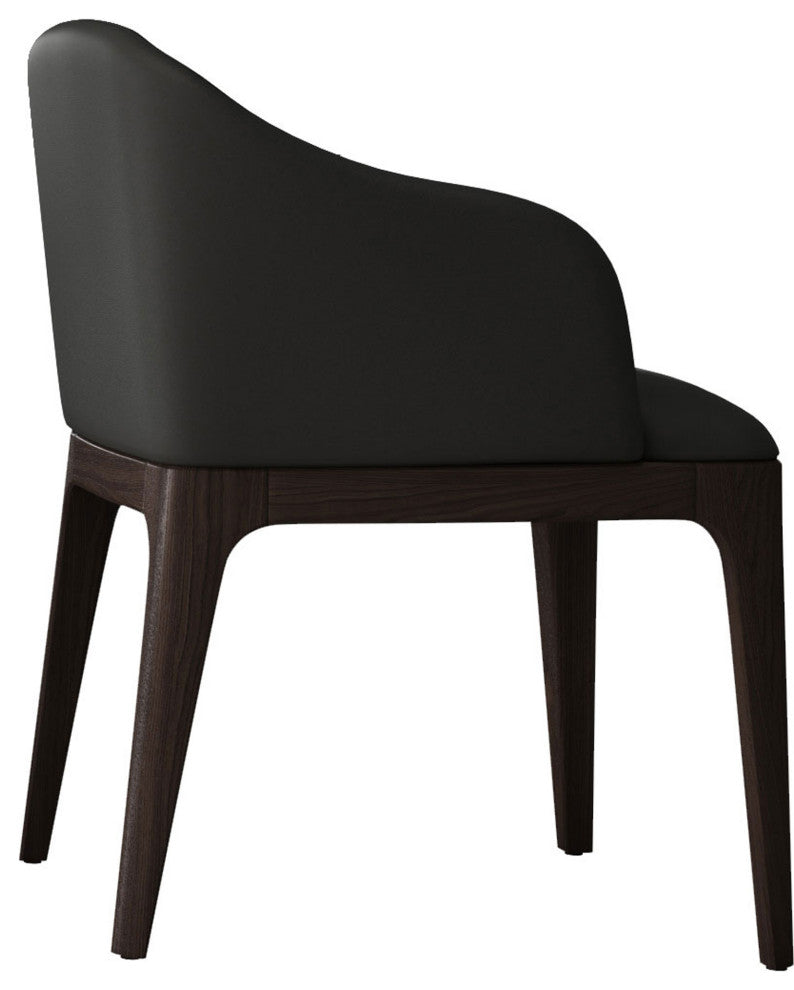 Milford Chair Graphite Eco Leather