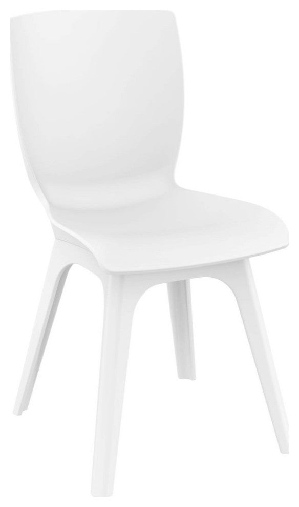 Mio Dining Set With 2 Chairs White