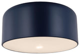 Malone Large Ceiling Flush Mount, Navy