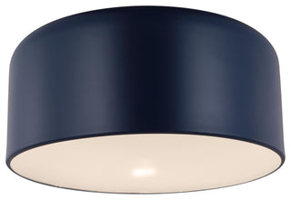 Malone Large Ceiling Flush Mount, Navy