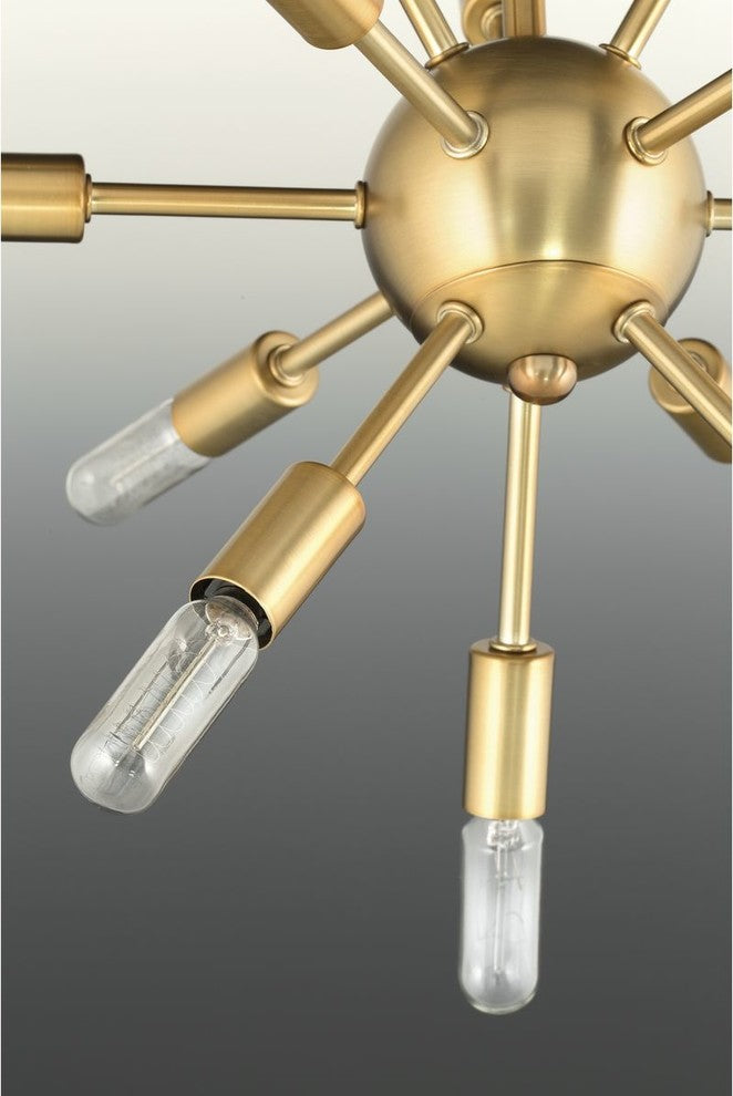 Ion 16-Light Chandelier, Brushed Bronze