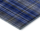 Premium Machine Washable Mayfield AMF541 Navy 2'6" x 3'10" Rug