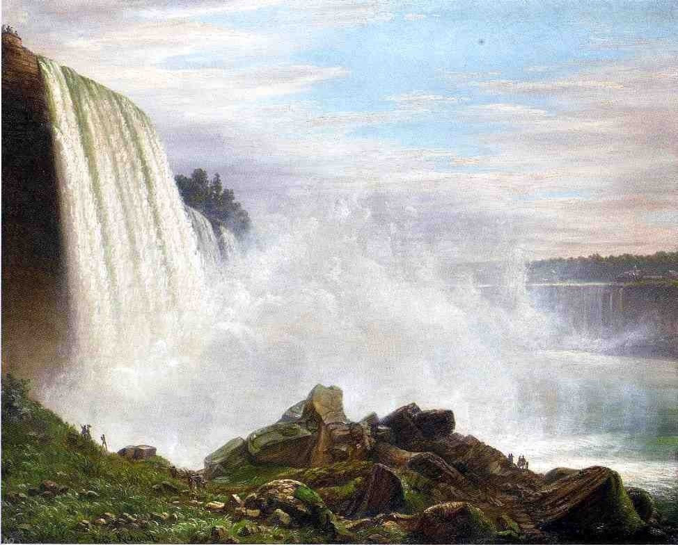 Ferdinand Reichardt Niagara Falls, 20"x25" Wall Decal Print