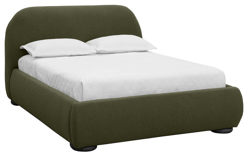 Marin Bed, Queen, Copenhagen Olive