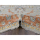 Tan Color, Oushak Design, Soft Wool Hand Knotted Oversized Rug, 11'10"x14'9"