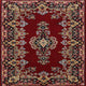 Ahgly Company Indoor Square Traditional Area Rugs, 6' Square