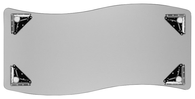 26"W x 60"L Rectangular Activity Table - Standard Height Adjustable Legs, Oak