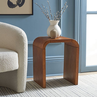 Safavieh Liasonya Curved Accent Table, Natural