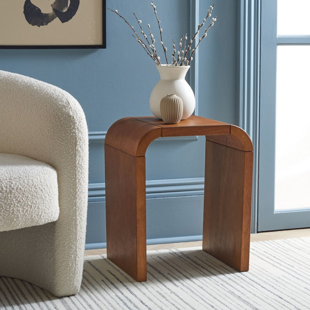 Safavieh Liasonya Curved Accent Table, Natural