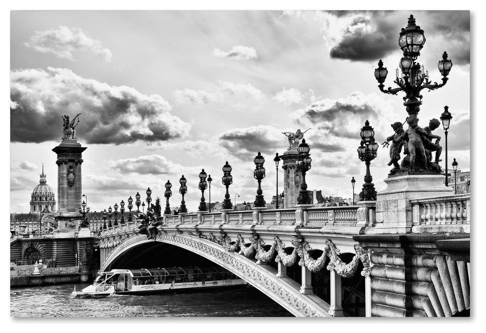 Philippe Hugonnard ''Alexandre III Paris II'' Canvas Art, 12x19