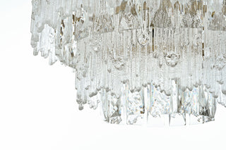 Elegant Lighting 1780F15 Emilia 4 Light 15"W Semi-Flush Ceiling - Chrome