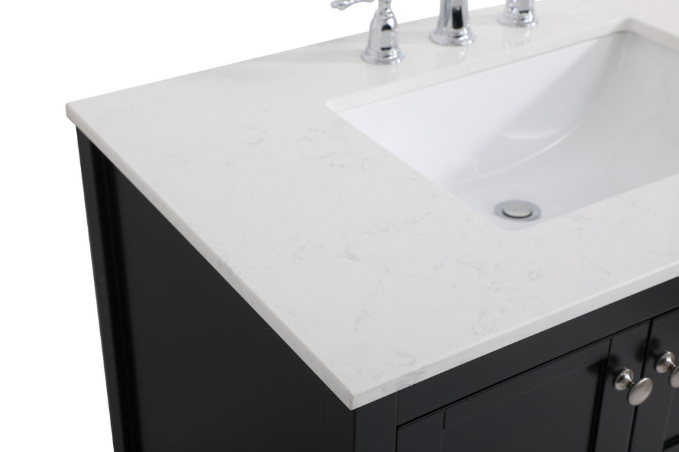 Tucker Black 36" Single Sink Bathroom Vanity