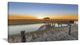 Watchtower at North Sea Dunes, Large landscape Canvas Art Print, 60"x28"
