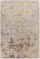Rupec Hand-Tufted Contemporary Rug, Beige/Gray/Gold, Rectangular 9'x13'