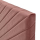 Tufted Headboard, Twin Size, Velvet, Pink, Modern Contemporary, Bedroom Master