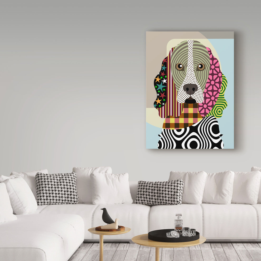 Lanre Adefioye 'Cocker Spaniel Dog' Canvas Art, 32"x24"