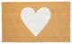 Calloway Mills White Heart Doormat, 30x48