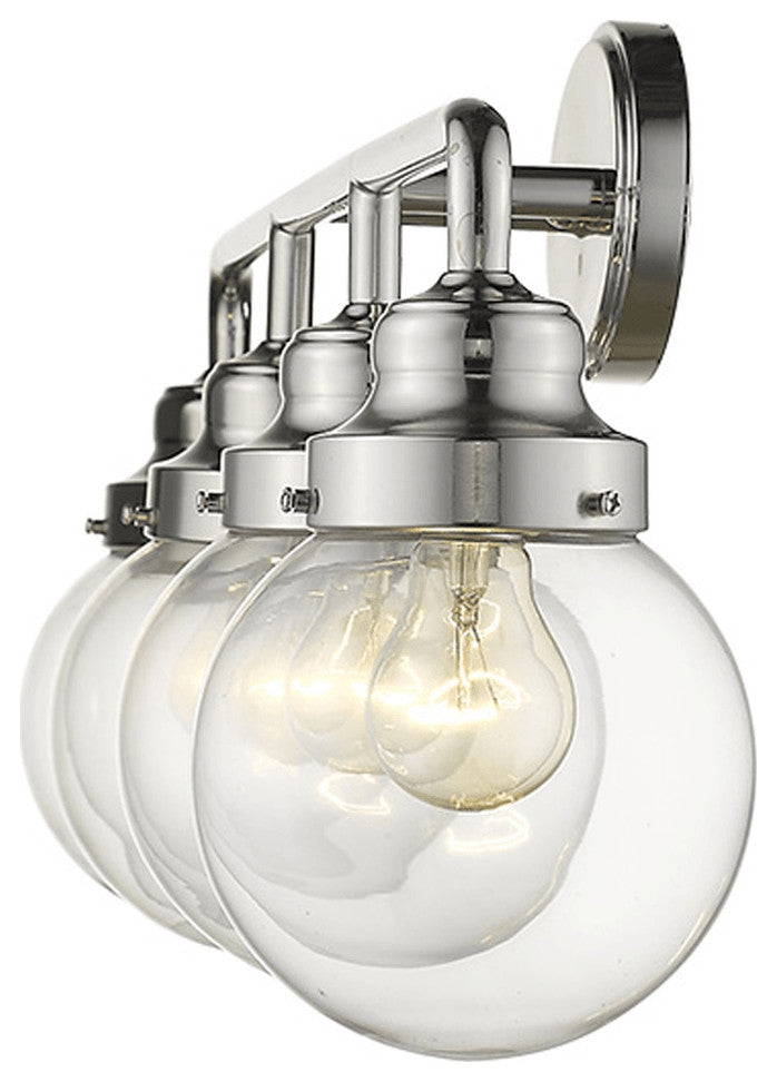 Portsmith 4-Light Polished Nickel Vanity