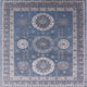 Ahgly Company Indoor Square Mid-Century Modern Area Rugs, 4' Square