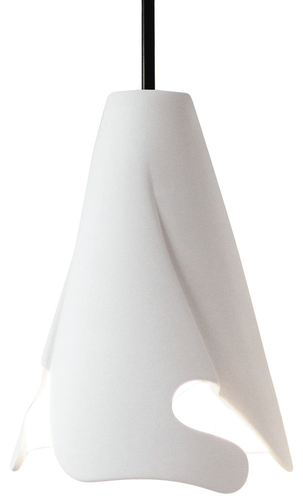 Flora Mini Pendant, Bisque