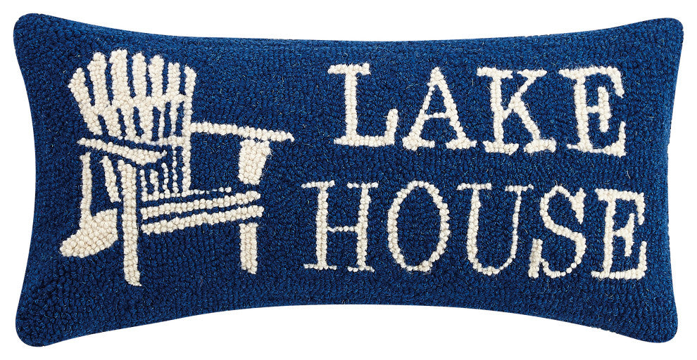Lake House Hook Pillow
