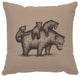 Image Pillow 16x16 Mama Bear Cotton Alabaster
