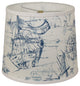 Nautical Lamp Shade, 16"