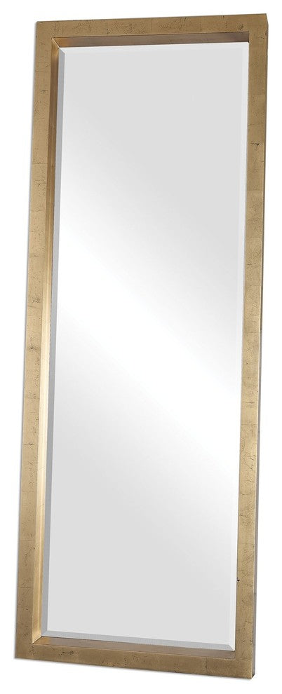 Classic Contemporary Gold Full Length Wall Mirror