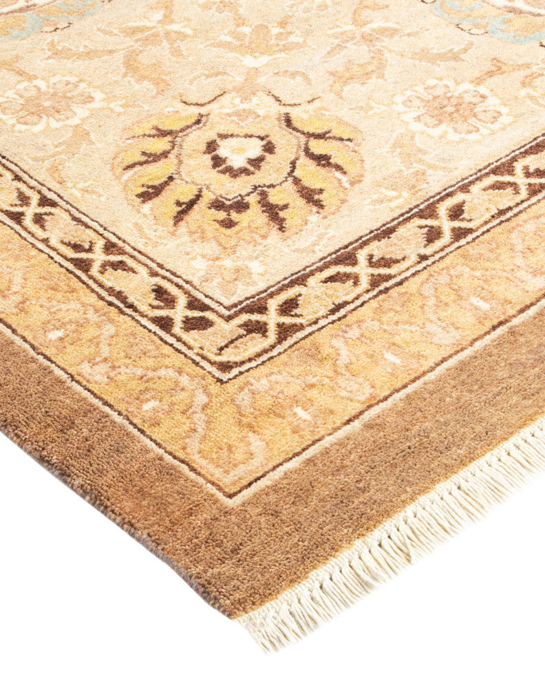 Eclectic, One-of-a-Kind Hand-Knotted Area Rug Brown, 10' 1" x 13' 7"
