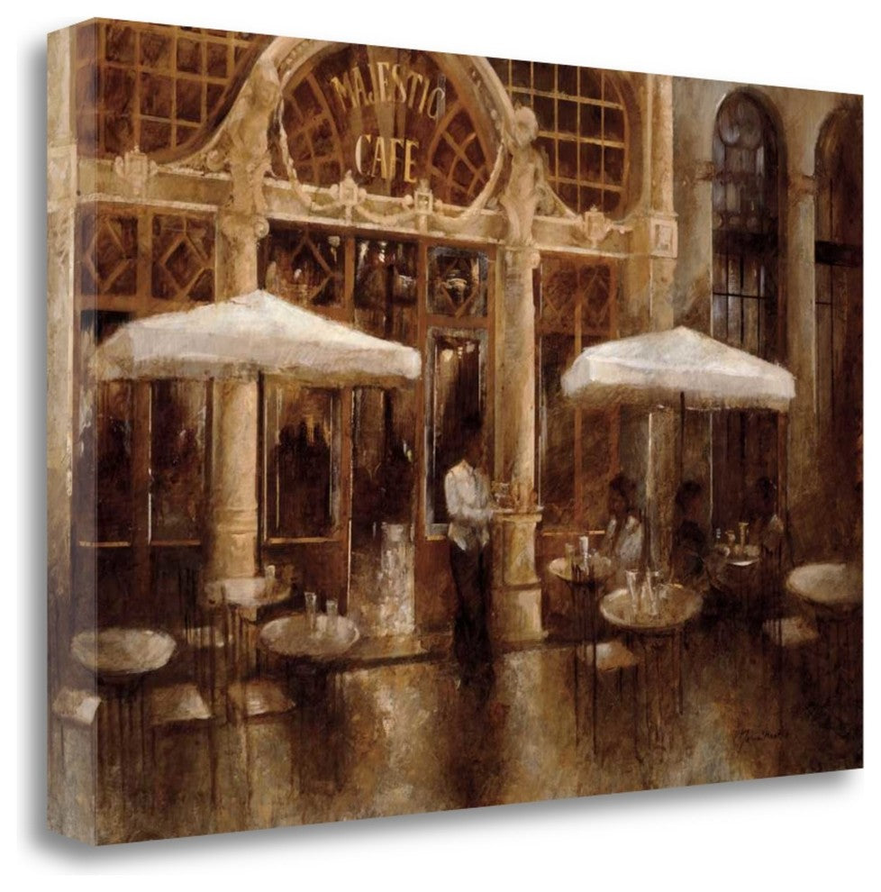"Majestic Cafe" By Noemi Martin, Giclee Print on Gallery Wrap Canvas