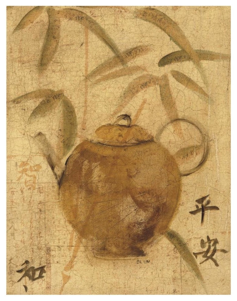 "Asian Teapot IV" Digital Paper Print by Cheri Blum, 32"x42"