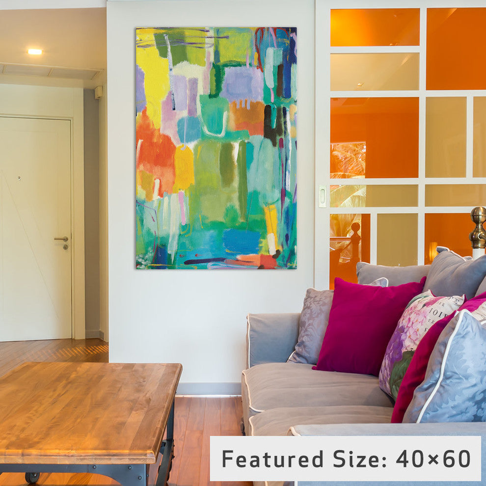 "Urban Essay II" by Kim Parker Canvas Print, 40"x26"