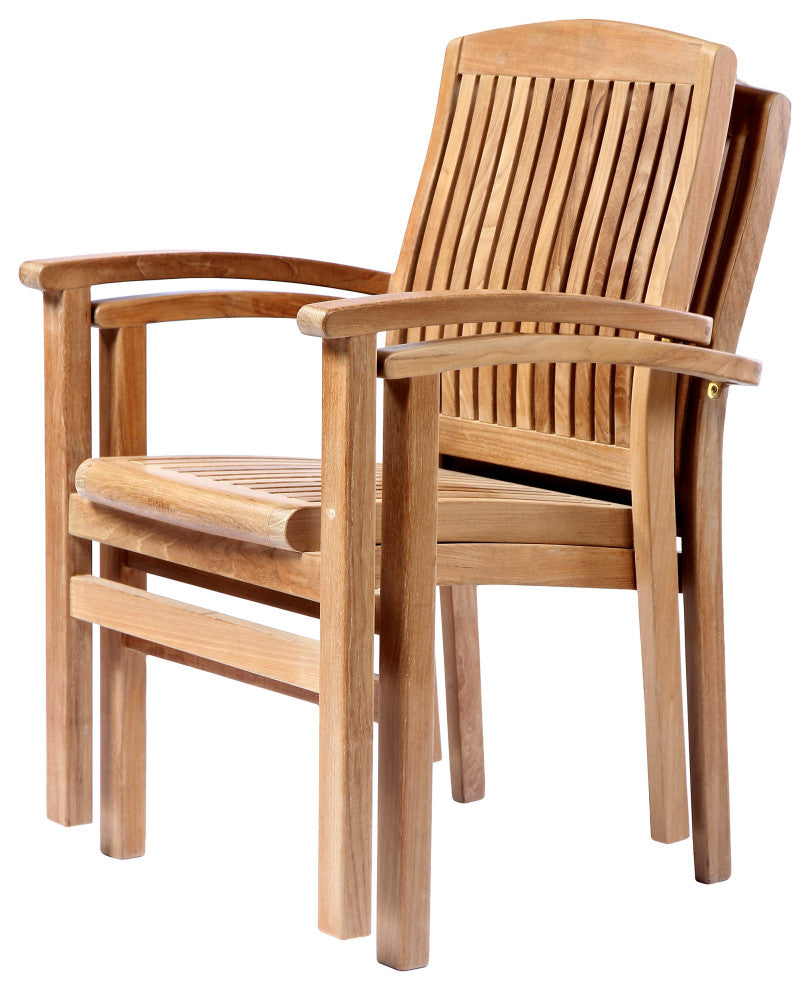 Teak Stacking Chair Colorado