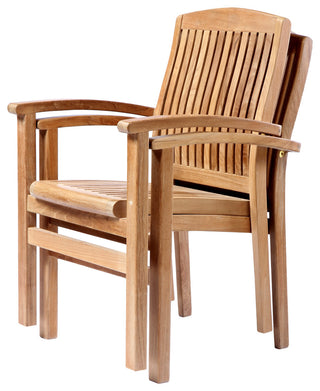 Teak Stacking Chair Colorado