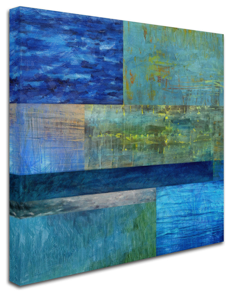 Michelle Calkins ''Essence of Blue'' Canvas Art, 35x35