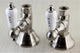Kingston Brass Straight Stop Shut Off Valve, Brushed Nickel