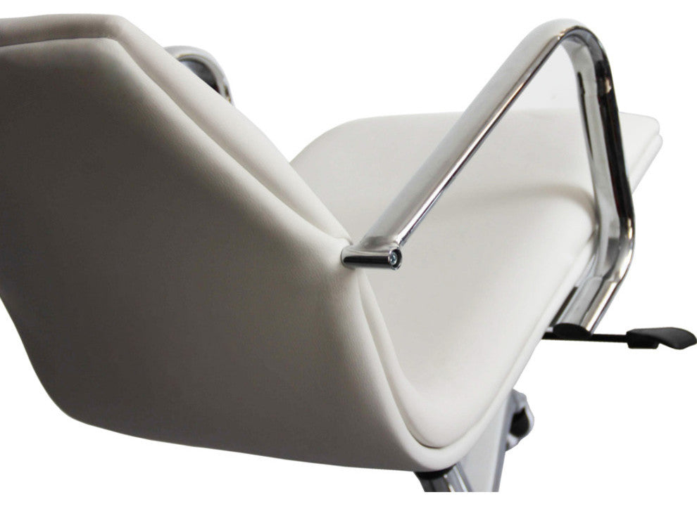 Modern Classics Confreto Conference Office Chair Mid Back, White