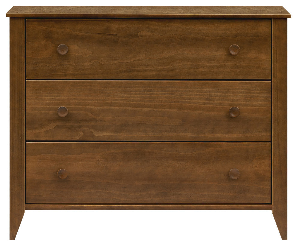 Sprout 3-Drawer Changer Dresser With Removable Changing Tray, Natural Walnut