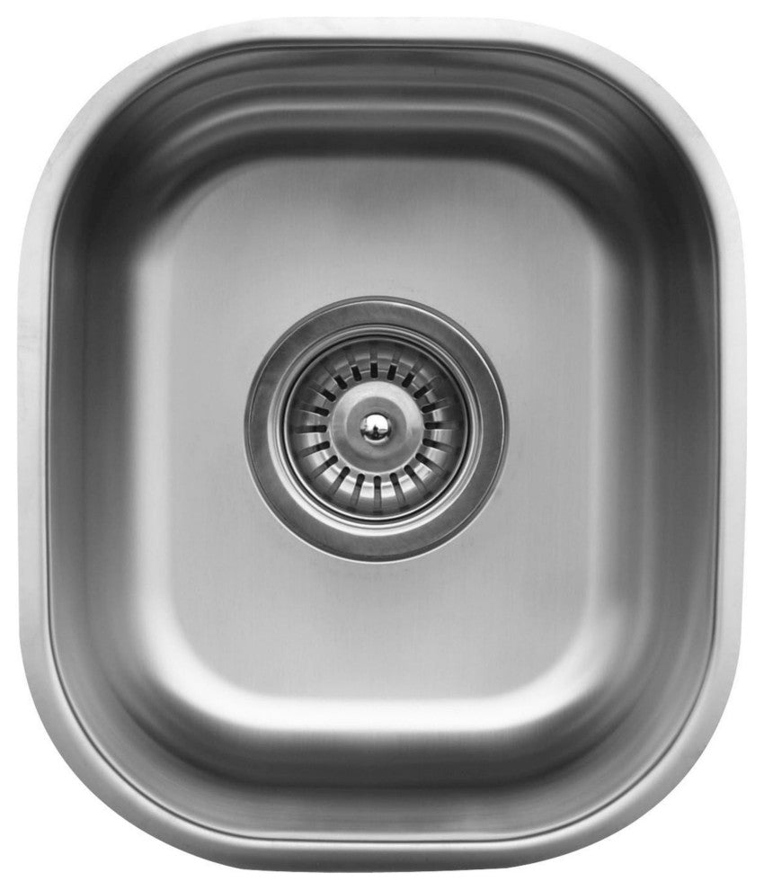 Karran USA U-1113 U Series 11-1/2" Undermount Single Basin - Stainless Steel
