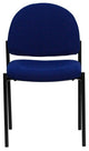 Flash Furniture Stacking Side Stacking Chair in Black and Blue
