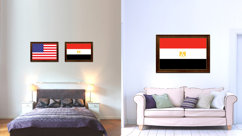 Egypt Country Flag Canvas Print, 15"x21"