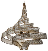 Varaluz-240P08HO-Eight Light Pendant Hammered Ore