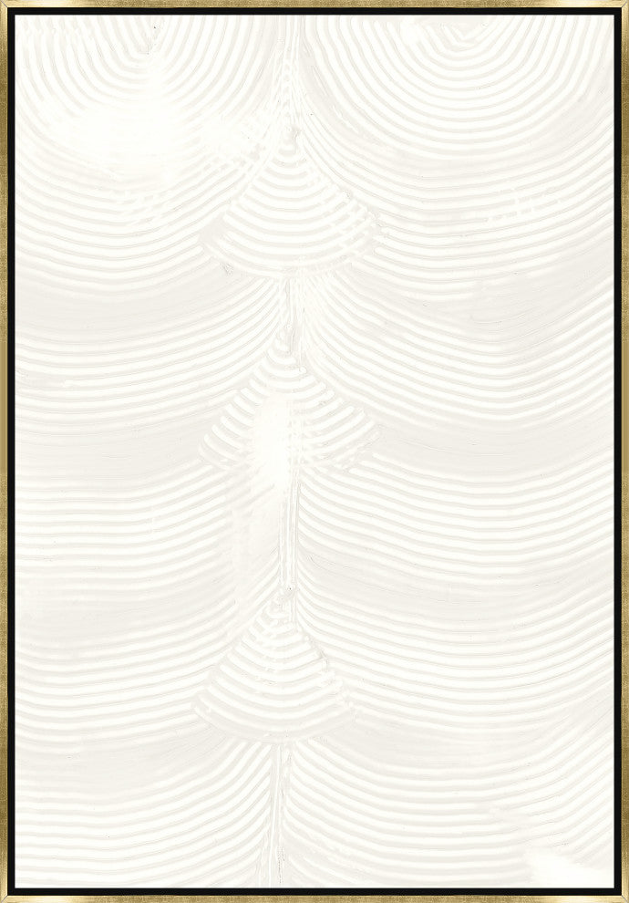 30x44 Your Trace III, Framed Artwork, Gold
