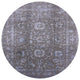 Ahgly Company Indoor Round Mid-Century Modern Area Rugs, 4' Round