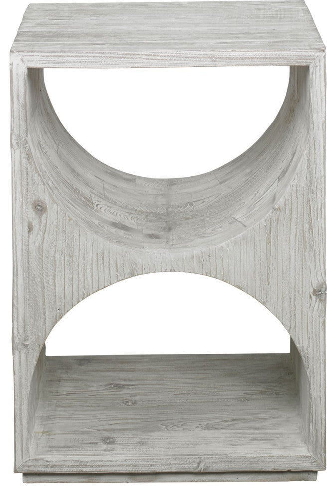 Uttermost Hans White Side Table 24969
