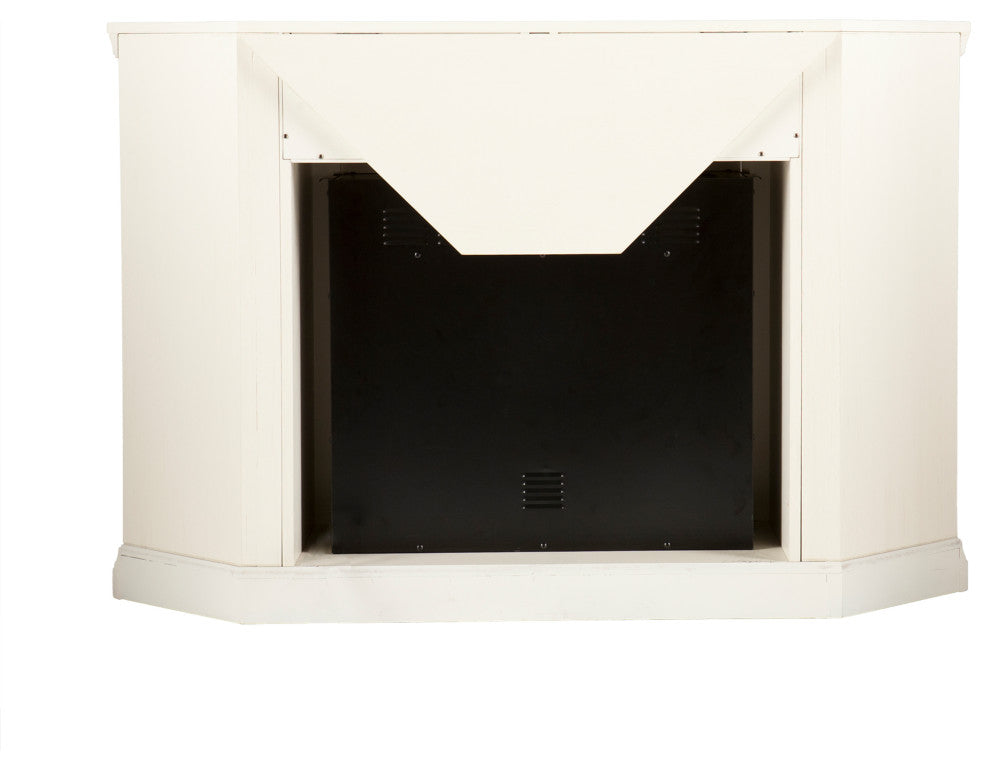 Charleston Color Changing Convertible Fireplace, Ivory