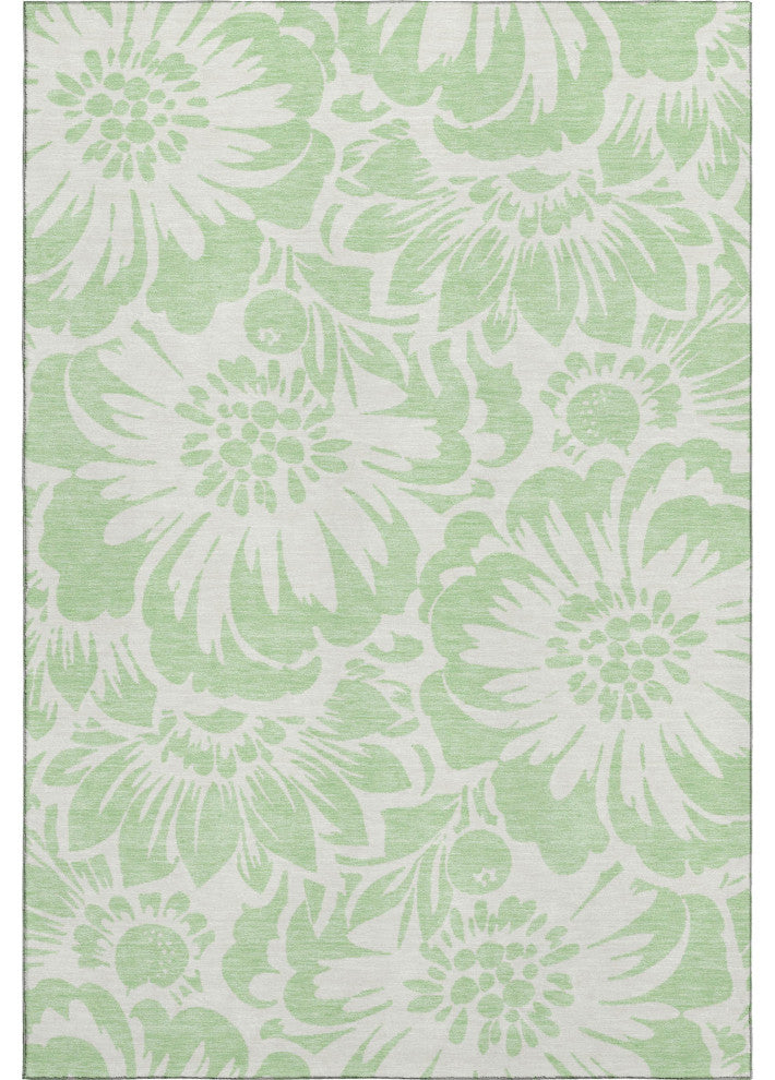 Premium Machine Washable Mayfield AMF551 Mint 9' x 12' Rug