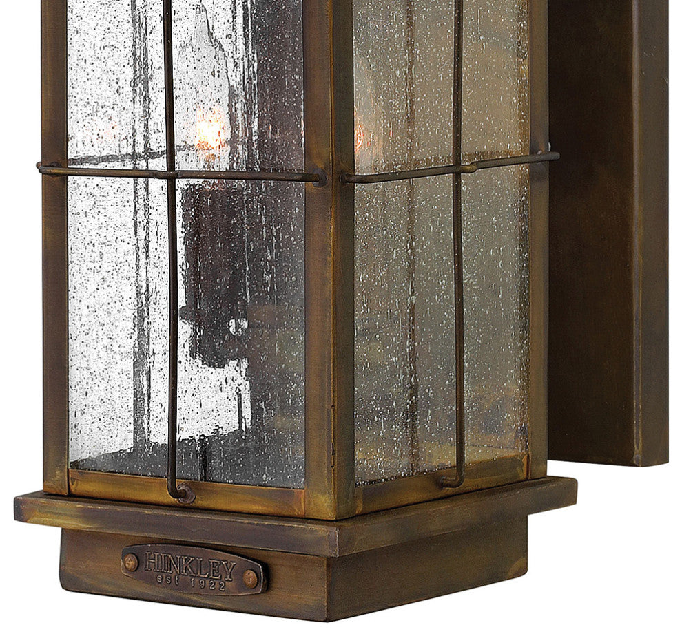 Hinkley Bingham Medium Wall Mount Lantern, Sienna