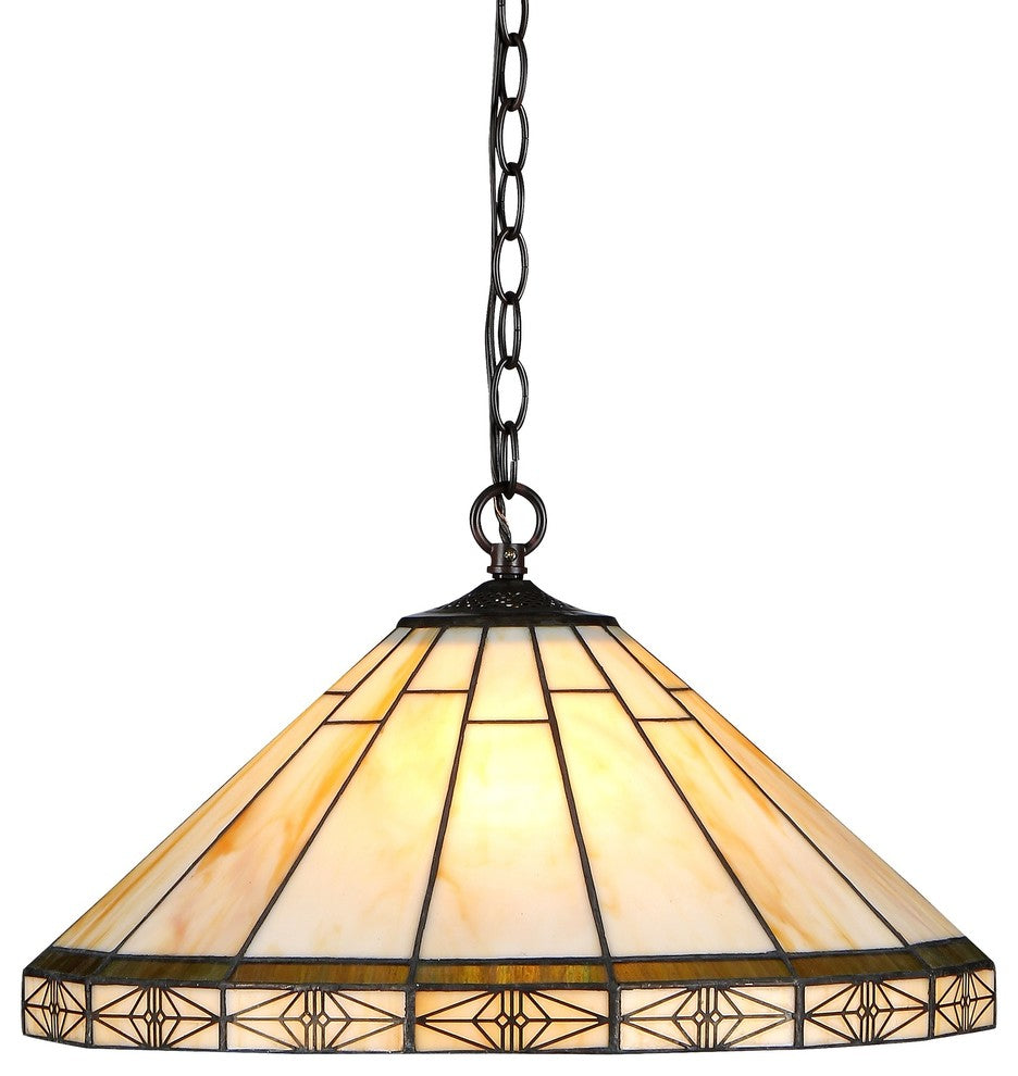 Belle 2-Light Mission Ceiling Pendent