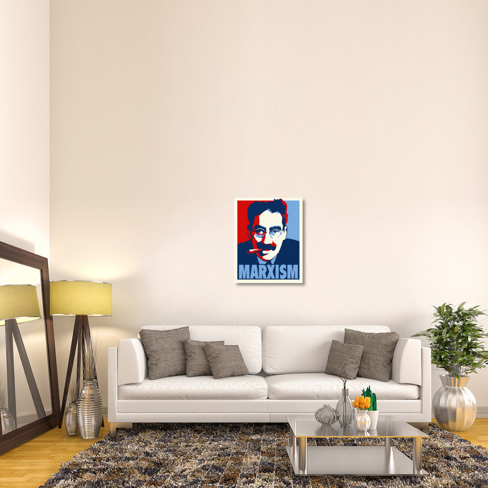 "Groucho Marxism" Stretched Canvas Giclee by Hollywood Photo Archive, 24"x30"